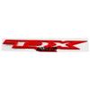 Geschikt voor pick-up truck kofferbak autosticker RAM TRX carrosserie ABS kunststof Engels label