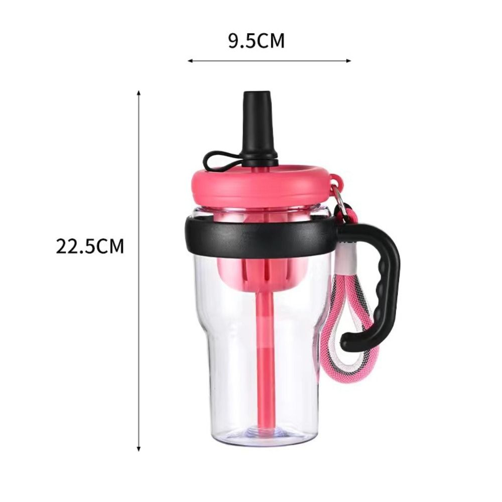 Leak-Proof Water Bottle with Straw Tea Infuser Lucky Belly Cup Sports Water Bottle  Daily Life