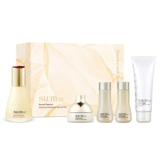 su:m37° Secret Essence Advanced Treatment Pore & Barrier Care Serum Set 45 ml (+ Free su:m37° Gift)