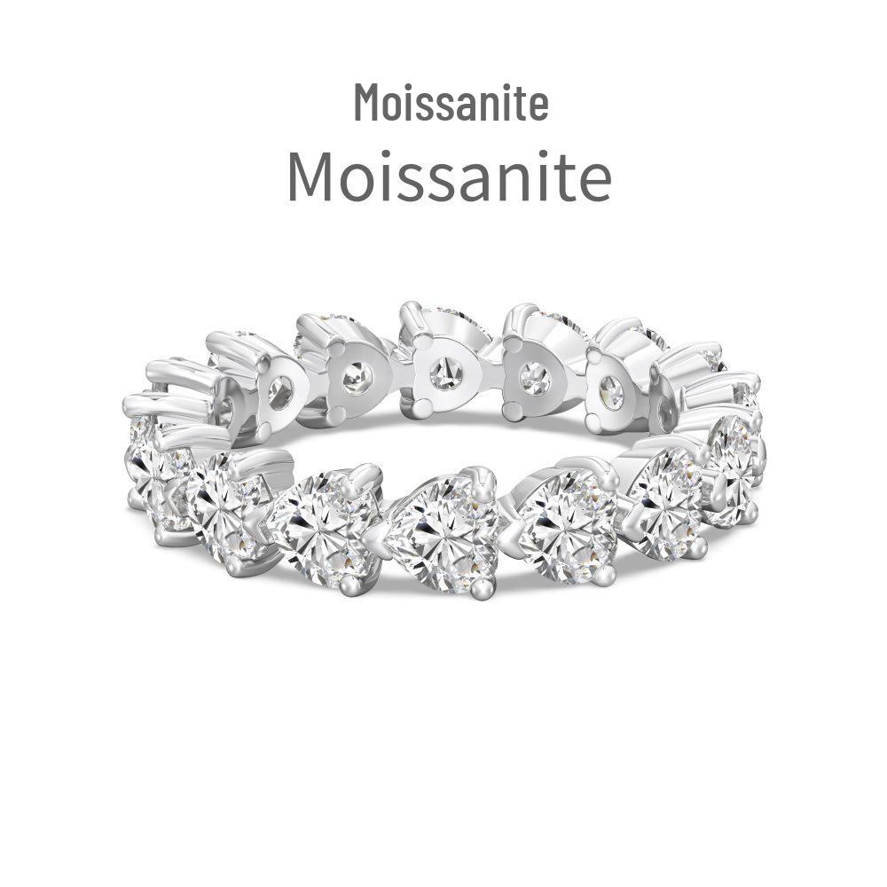 Stilvoller S925 Sterling Silber Ring für Mädchen - Leichter Luxus, Super Glänzend, Modern für den täglichen Gebrauch
