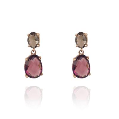 AUGUST ALICE Amethyste Shadow Crystal Drop Earring