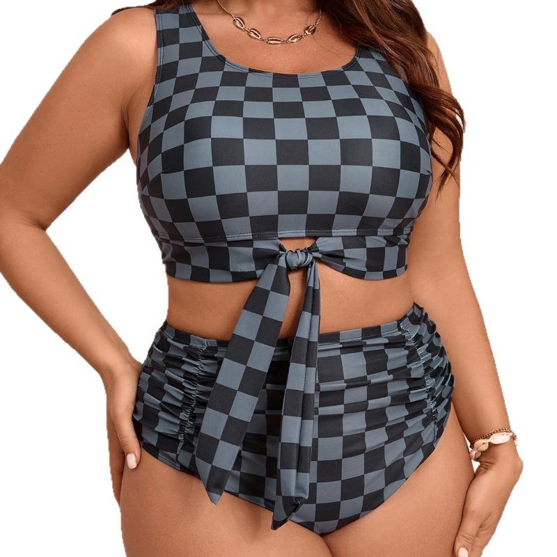 2026 Costumi da Bagno Bikini a Vita Alta Taglie Forti da Donna, Costumi da Bagno e Abbigliamento da Donna