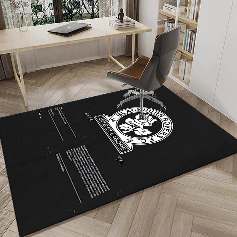 Blackburn Rovers Area Rug for Office, Chair Rug, Decorative Carpet Livingroom Mat, Large Size Fan gifts Christmas gifts