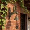 Traditionelle katholische Wandkunst Unsere Liebe Frau von der Gnade Metallglocke, Religiöse Haus- und Gartendekoration, Gebetsecke Dekoration Marienstatue, Retro Hängend