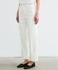 Nigaennikol Roll-Up Denim Cotton Pants_White
