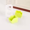 Mini Storage Box 1:12 Scale Miniature Slanted Storage Box Tiny Double Drawer Organizer for Doll Mansion Bedroom Desk