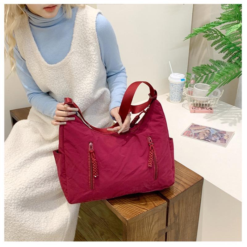 Tote Bag Large Capacity Student Spring Versatile Casual Crossbody Bag Women Trendy Dumpling Bag