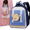 Primary school students grades 1-2 schoolbag cartoon large-capacity backpack boys and girls high-value spine protection student schoolbag