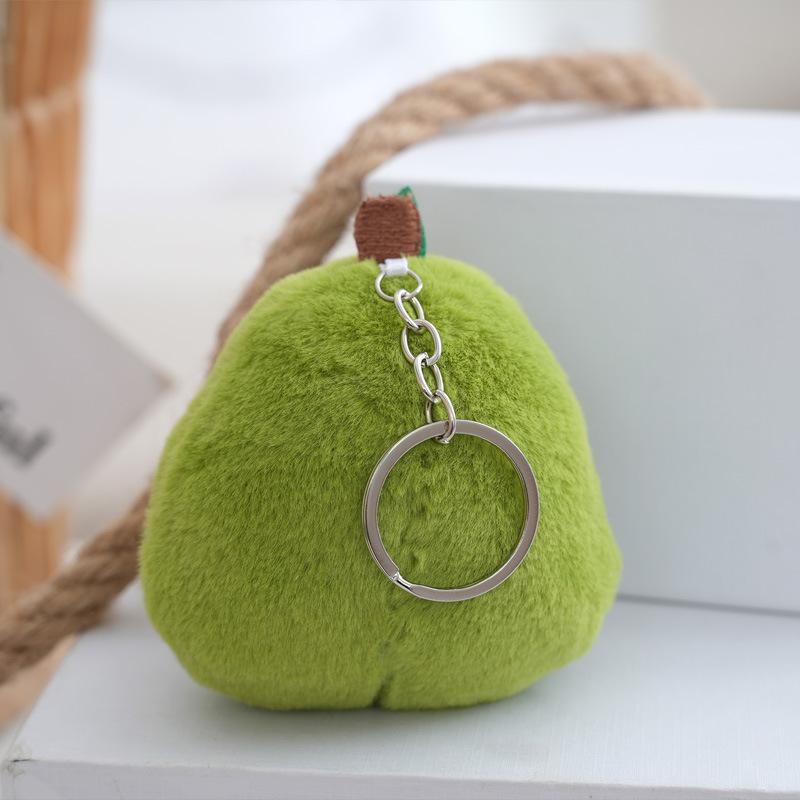 Cute Avocado Capybara Plush Keychain Doll Kawaii Backpack Pendant Gift For Girls And Kids Decorative Toy
