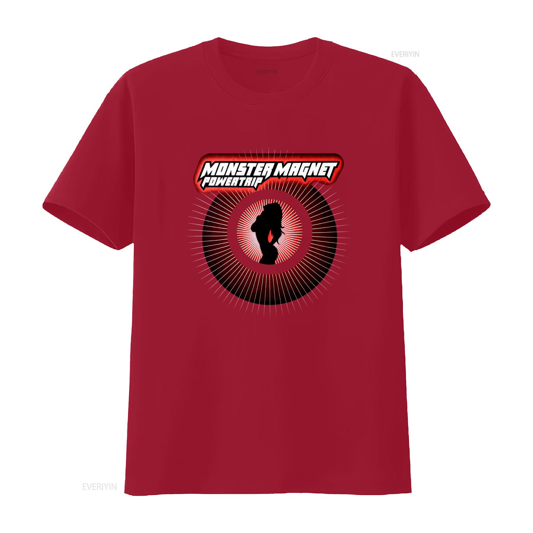 Monster Magnet Band Powertrip Cotton Black T Shirt All Sizes Available vintage Washed Stretched Unisex streetwear Slightly S