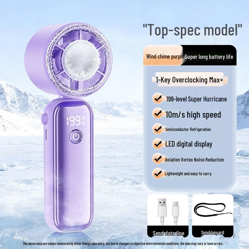 Yabuka 2026 Portable Handheld Semiconductor Cooling Fan