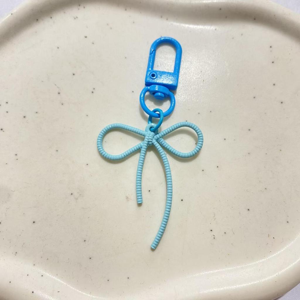 Runaway Princess Colorful Hollow Ribbon Bow Keychain Ornament