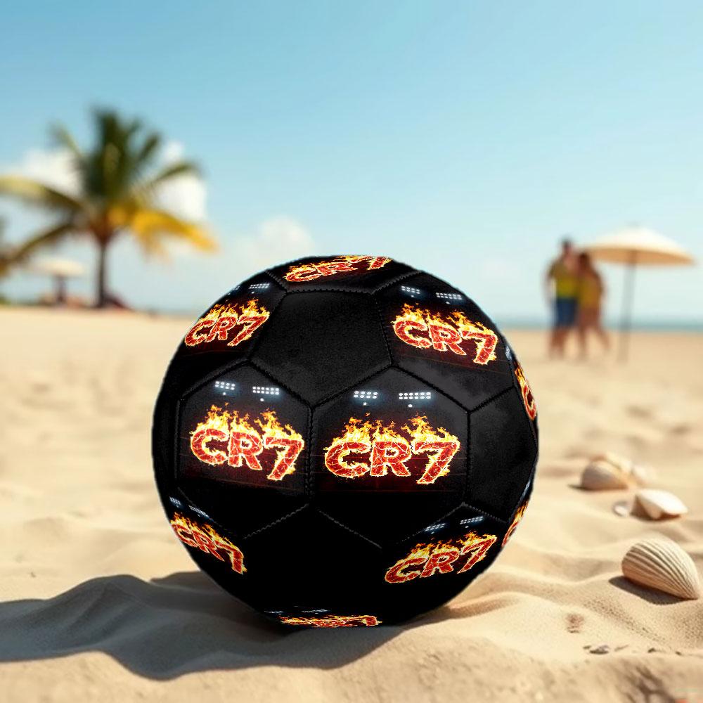 1pc Cristiano Ronaldo Soccer Ball Size 5 Indoor Soccer Ball Fashion Colorful Backyard Game - Great For Sports Fans Gift HE18