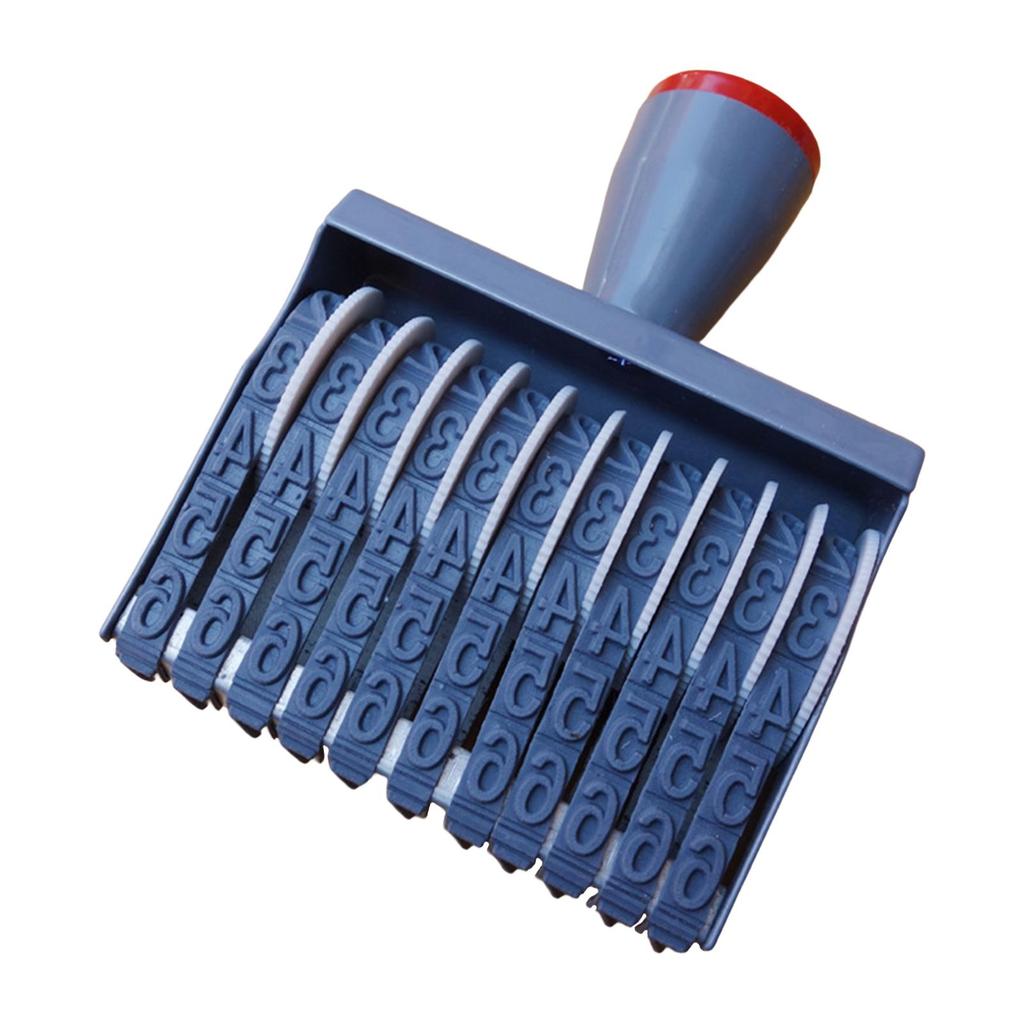 Numbering Stamp Digit Stamp Numbering Machine Number Stamp 11 Bands Wheels Rollers for Office Document Stationery Date Supplies