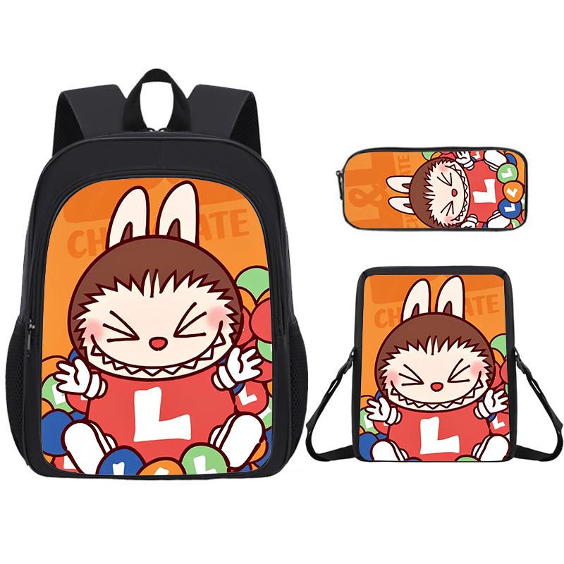 Cartoon Backpack For Kid With Graphic Design And Large Capacity Daily For