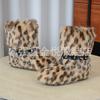 Fox Fur Snow Boots Autumn and Winter Warm and Cold Thickened Medium Tube Imitation Fur Boots Fashion Wool Boots