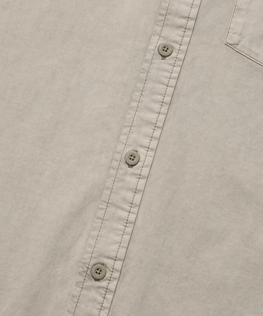 COVERNAT Pocket Dyed Shirt Light Gray