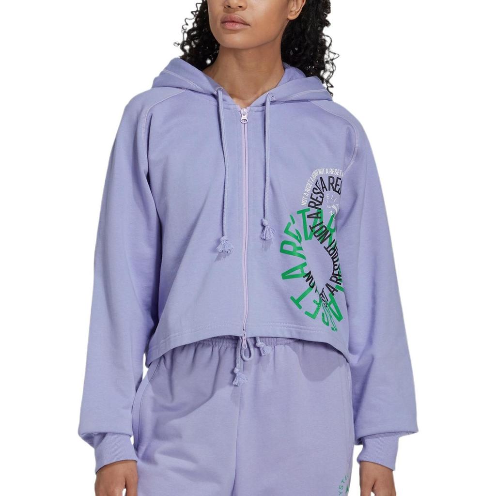 adidas X Stella McCartney Jackets Women's Purple Hooded Moderate Other IB5892