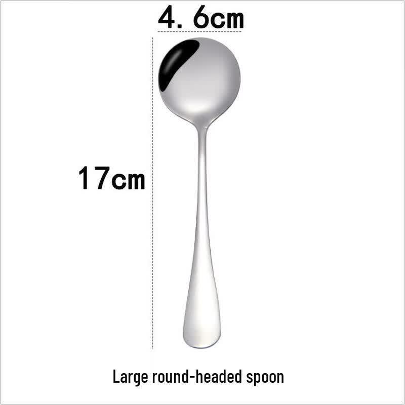 OEING Stainless Steel Round Head Spoon