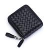 Classic Sheepskin Knitted Zipper Small Wallet Large Capacity Multifunctional Change Bag Folding
