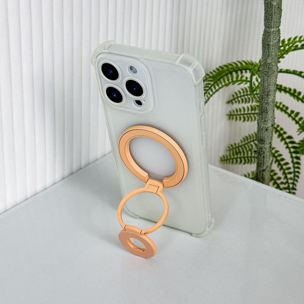 Magnetic Alloy Phone Stand: Multi-functional Desktop Holder for Universal Use