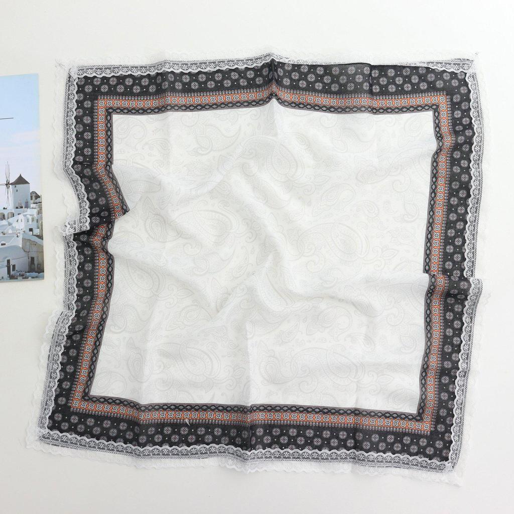 60 Pastel Polka Dot Scarf: Women's Square Bowknot Headscarf & Headband.