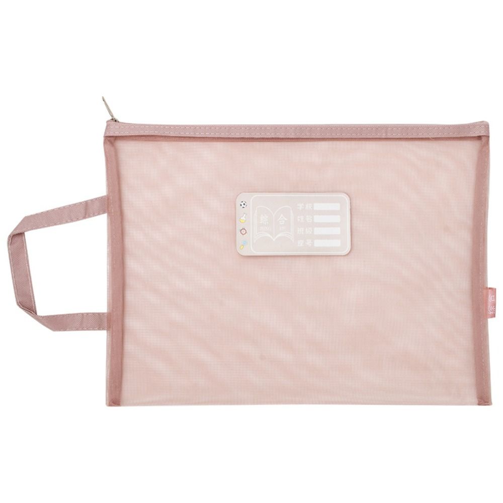 Large Capacity A4 File Folder Mesh File Organizer Thickened Classification Folder