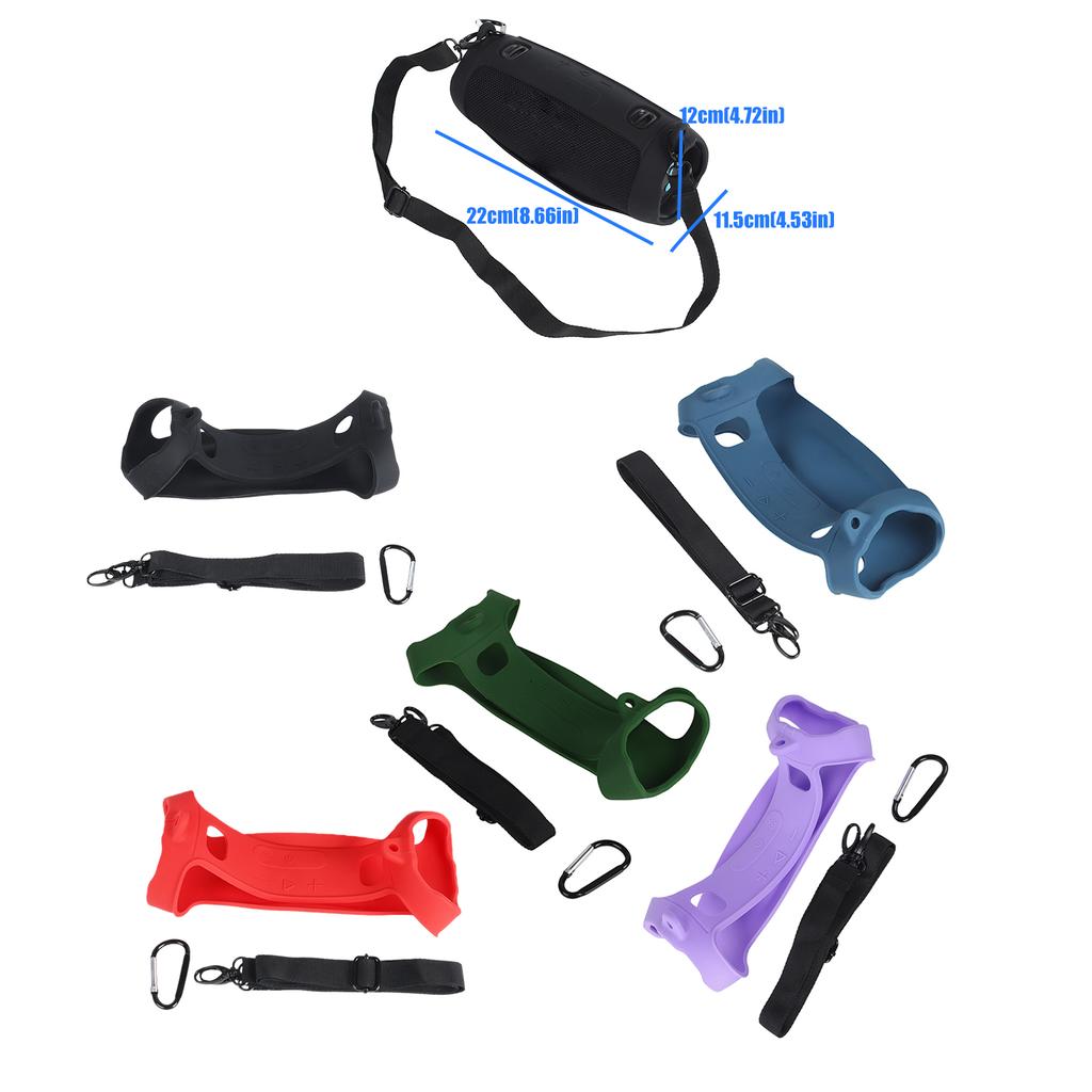Skin Friendly Silicone Sleeve For Charge 6 Speaker Shock Absorption Easy Cleaning Comes In Various Color Option