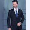 Men's Navy Blue Suit Set: Royal Blue Jacket, Professional Unisex Formal Wear for Spring/Autumn