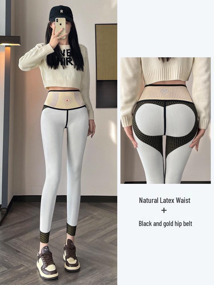 2025 New Style Tummy Control Velvet Base Layer Pants – No Embarrassing Lines, Hip Lift, Slimming, Comfort Fit.