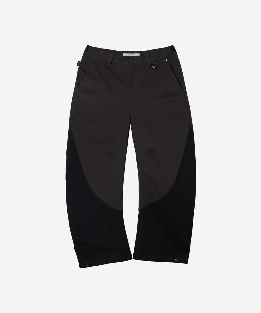 NODE LABS Dev:10 Curved Cotton Pants_Charcoal