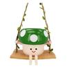 Swing Mushroom Hanging Planter Cartoon Mushroom Flower Pot Resin Succulents Planter