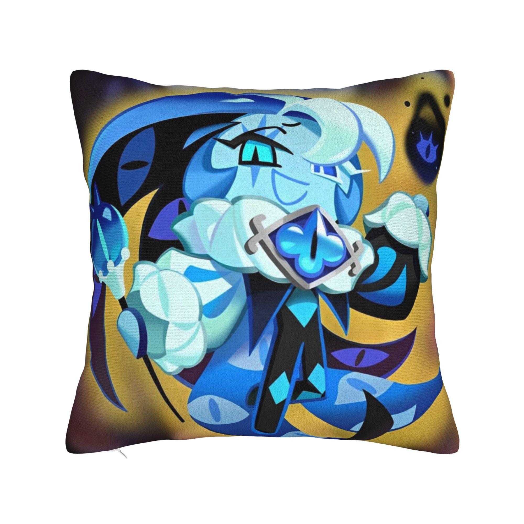 

Shadow Milk Cookie Run Kingdom Наволочка Полиэстер Чехол для Подушки Подарок Милый Мультяшный Аниме Чехол для Подушки Автомобильный Квадратный 40X40см 12x12Inch