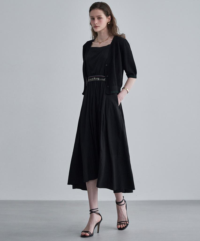 Leni And Mccoy Banding Cardigan Set Dress Mm09Tp001Hjy