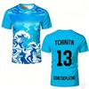 Summer Woman Unisex Style's 90 Minutes MM9 JUL Football T-shirt Outdoor Sports Quick-drying Fitness Training Jersey Short Sleeve Unisex Style