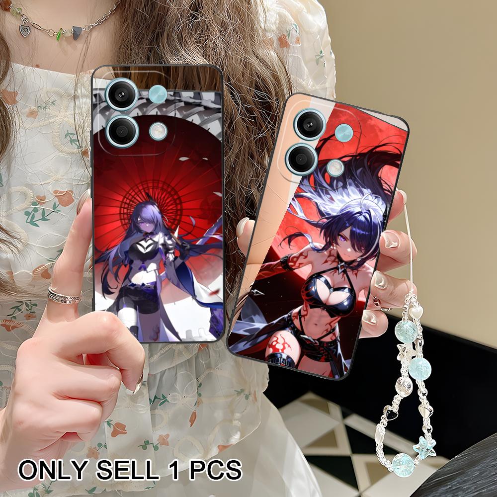 HSR Acheron Matte TPU Mobile Phone Case for POCO M7 M6 M5 M4 M3 X7 X6 X5 X4 X3 Pro GT 5G Colorful Printing Cover