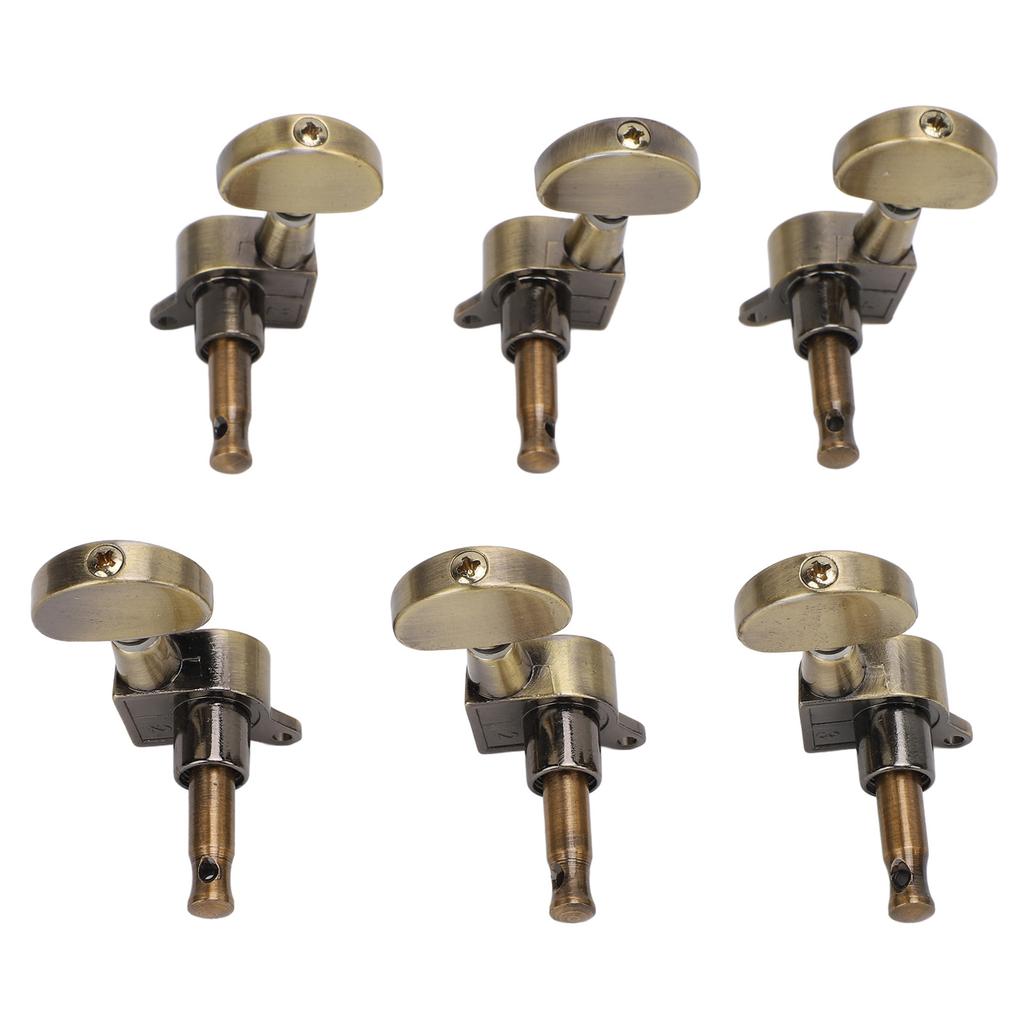 6 Set Guitar Tuning Pegs Keys Metal Half Moon Shaped Sealed 1:18 Guitar Machine Heads for EpiphoneGu