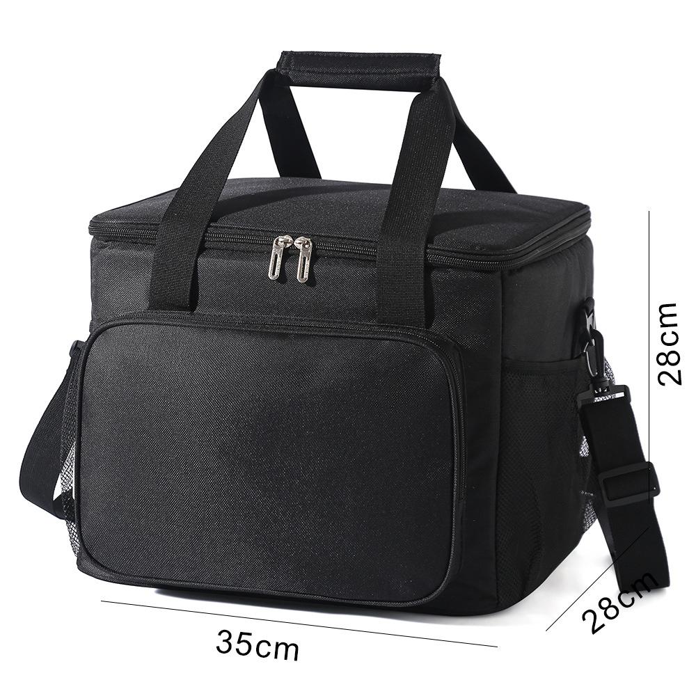 15/27L Insulated Lunch Bag Large Portable Waterproof Picnic Bag Leak-Proof Thickened Handheld Shoulder Outdoor Lunch Bag