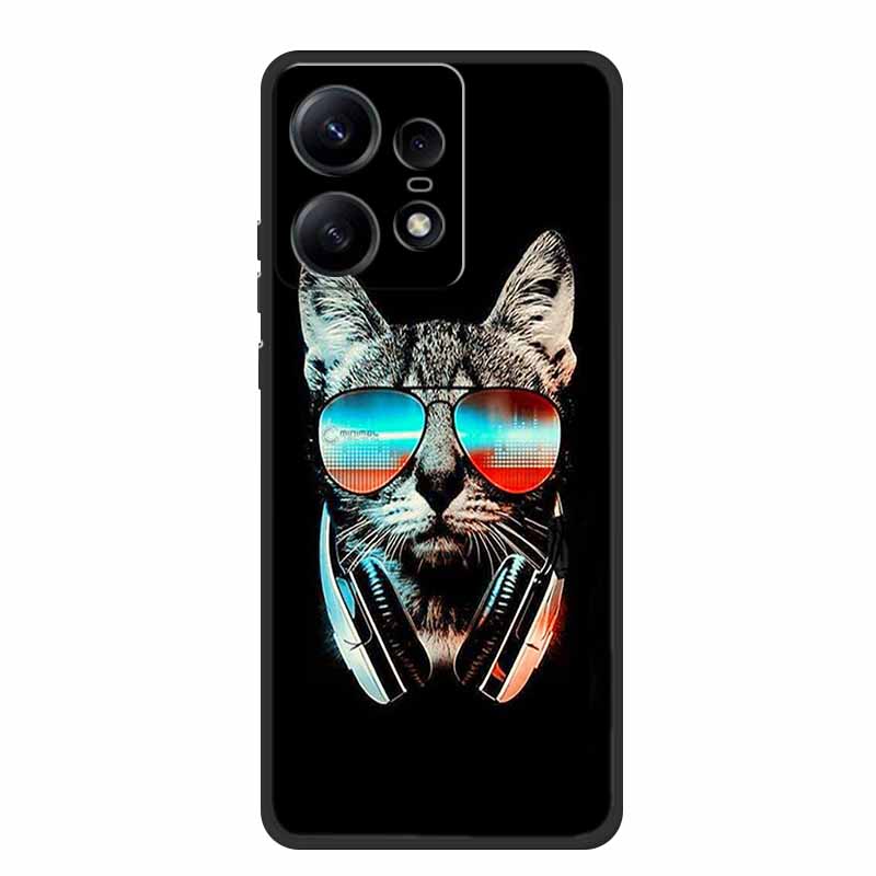 For Moto Edge 50 Pro Case Animals Soft Silicone TPU Phone Cases Back Cover For Motorola Edge 50 Pro 5G Wolf Protector Cool funda