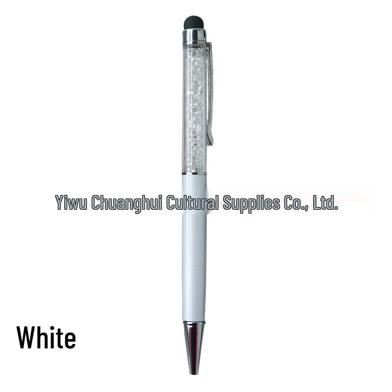 Crystal Rhinestone Ballpoint Pen with Capacitive Touch Screen – Custom Logo Gift Pen.