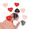 5pcs Alloy Heart Enamel Charms Colorful Romantic Letter Charms Pendant For Valentine's Day DIY Jewelry Making Necklace Bracelets