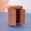 Simulation Cute Mini Playhouse Bedroom Bed Changing Clothes Mirror Clothes Cabinet Playhouse Model Small Ornament Children'S Toys