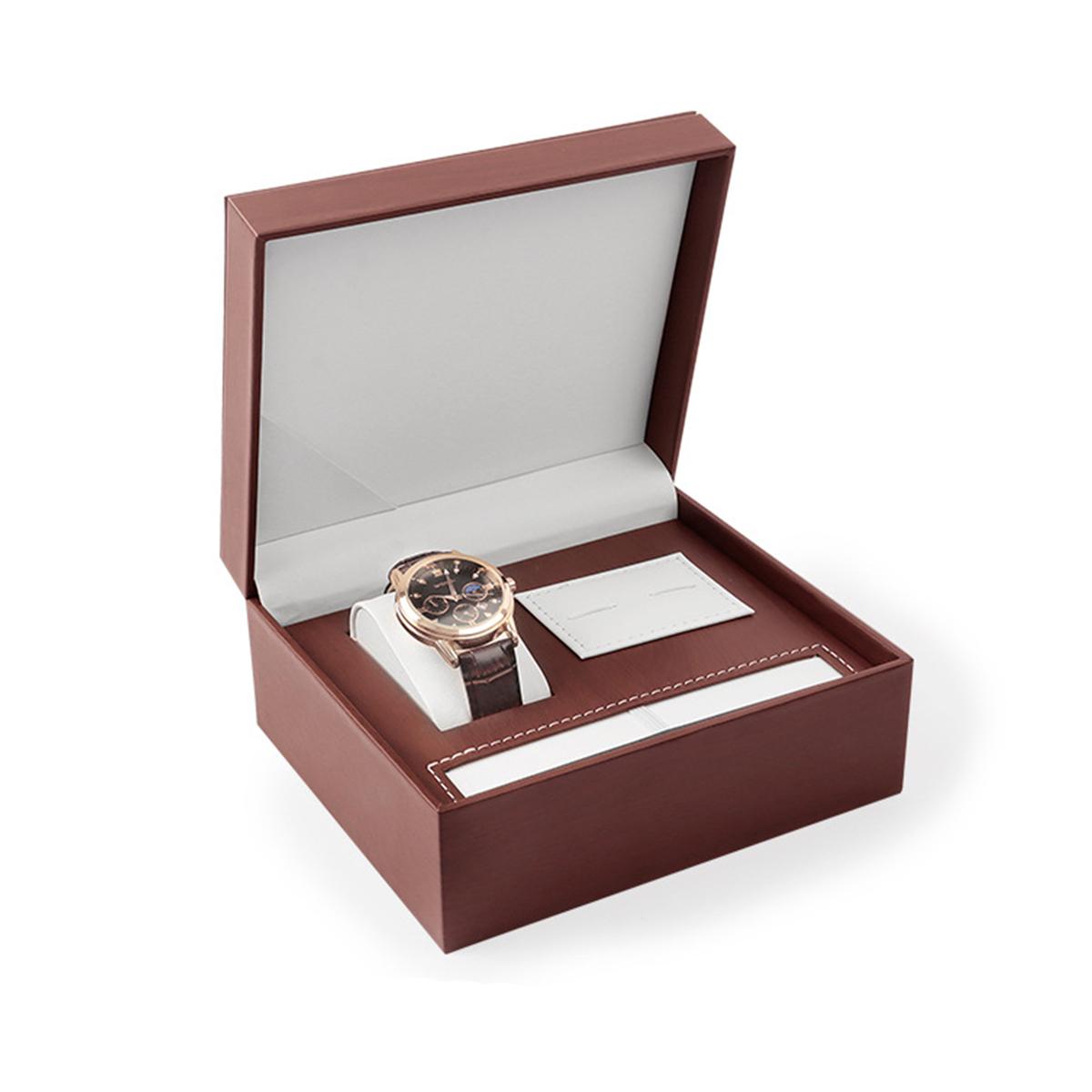 

Роскошная шкатулка для ювелирных изделий и запонок WatchBox Шкатулка для ручек Комбинация Высококлассный подарочный набор 3 предмета Упаковка для ювелирных изделий Витрина из ПУ кожи