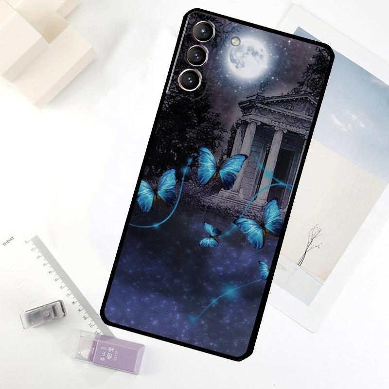

Colorful Butterfly Phone Case For Samsung Galaxy S20 FE S21 S22 S23 S24 S25 S26 Ultra S10 S25 Plus S25 FE Cover Galaxy S23Ultra