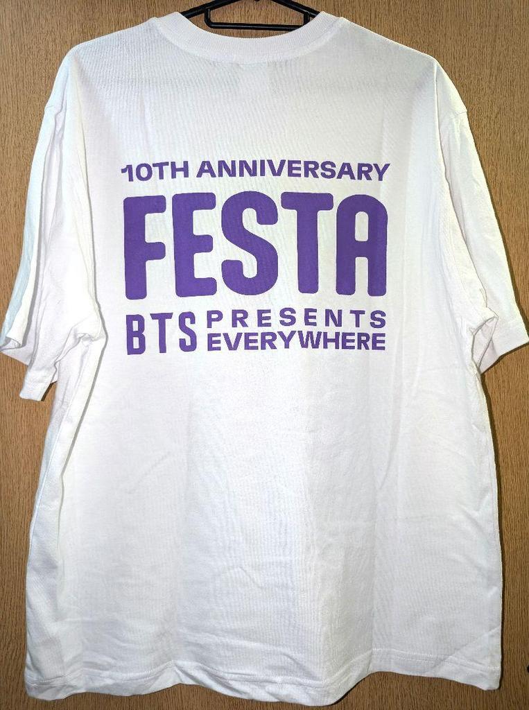 [USED] BTS FESTA 10TH ANNIVERSARY T-shirt M 10th Anniversary