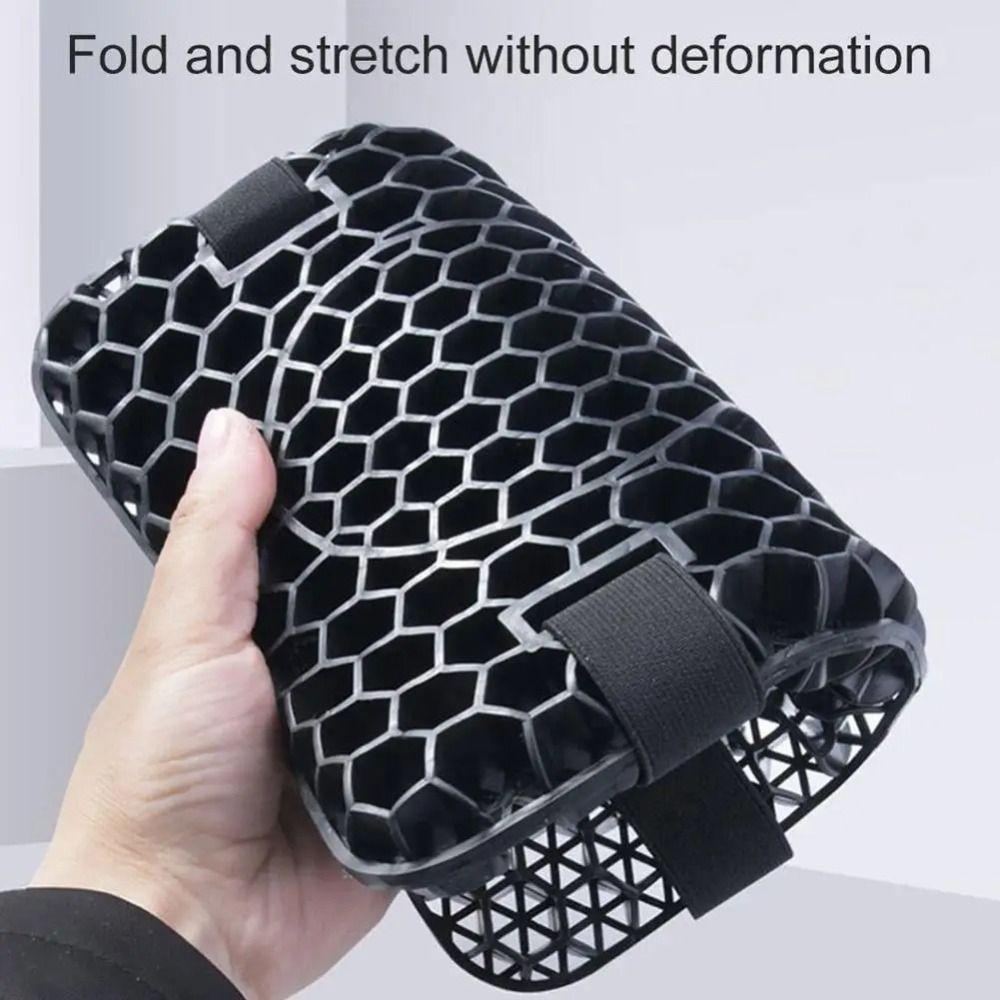 Elastic Gel Seat Cushion Breathable 3D Honeycomb Motorcycle Seat Cover  Long-distance Rides