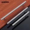NAIERDI Furniture Stainless Steel Handles 10mm Kitchen Door Cabinet Pulls Drawer Knobs Hardware