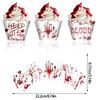 Halloween Blood Hand Pattern Cake Border Accessories Set Party Venue Decor