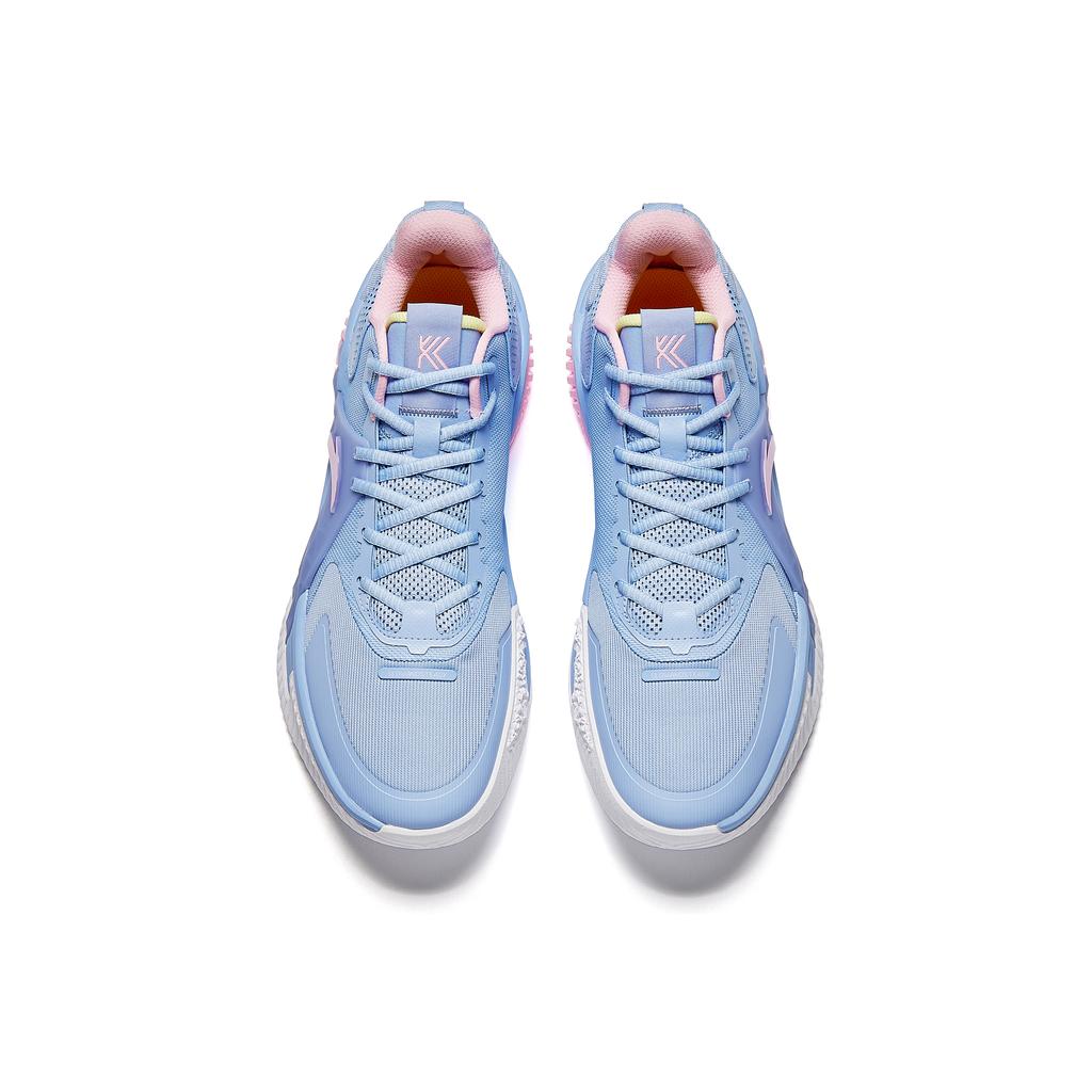 Anta Air Space 5 Clear Sky Outdoor Performance Shock Absorption Anti-Slip Wear-Resistant Low-Top Basketball Shoes Men sneaker Blue Pink 912511606Q-2