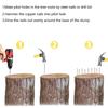 25Pcs Purely Copper Nails to Killing Trees Stump Removal Spikes Hardware Nails Tree Stump Killers Nails Easy to Use